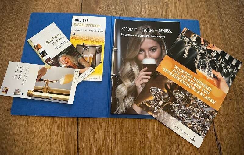 Unterlagen der Hygieneschulung für Schankanlagen